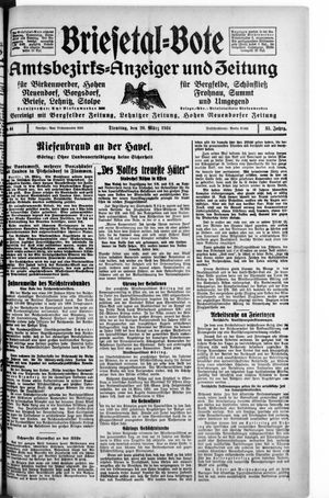 Briesetal-Bote vom 20.03.1934