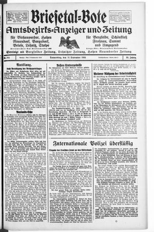 Briesetal-Bote vom 13.09.1934