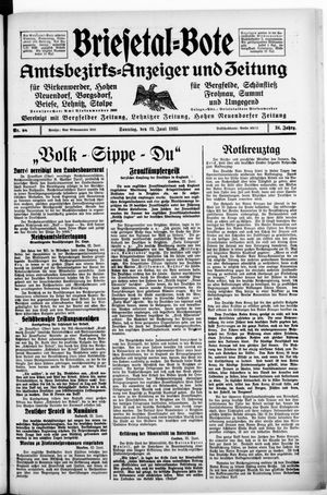 Briesetal-Bote vom 23.06.1935
