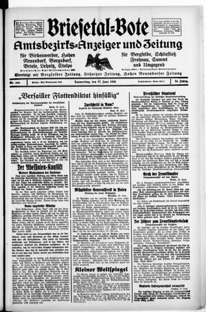 Briesetal-Bote on Jun 27, 1935