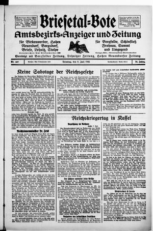 Briesetal-Bote on Jul 9, 1935