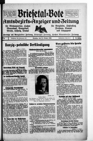 Briesetal-Bote on Oct 13, 1935