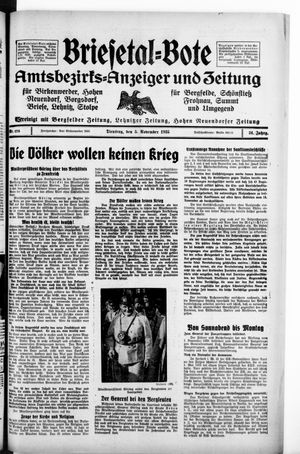 Briesetal-Bote vom 05.11.1935