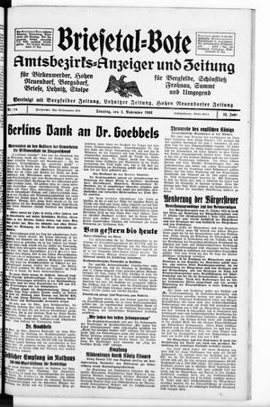 Briesetal-Bote vom 01.11.1936