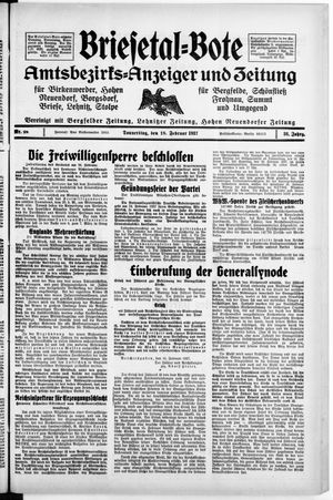Briesetal-Bote vom 18.02.1937