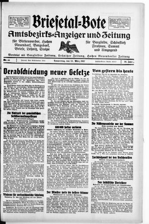 Briesetal-Bote on Mar 11, 1937