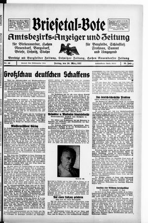 Briesetal-Bote on Mar 26, 1937