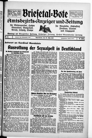 Briesetal-Bote vom 29.05.1937