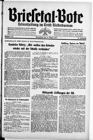 Briesetal-Bote vom 14.08.1937