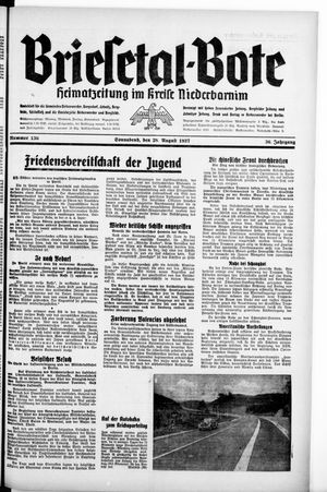Briesetal-Bote vom 28.08.1937