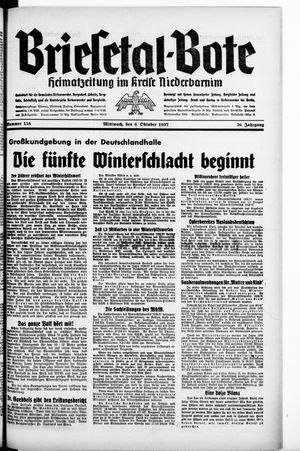 Briesetal-Bote on Oct 6, 1937