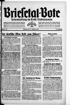 Briesetal-Bote on Oct 11, 1937