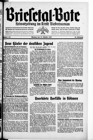 Briesetal-Bote vom 18.10.1937