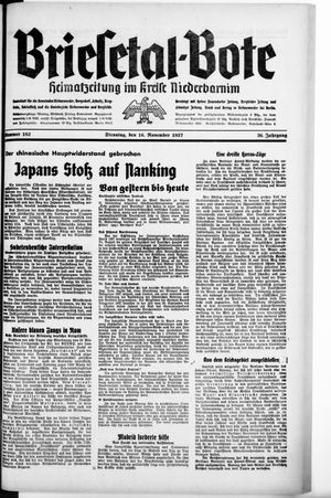 Briesetal-Bote on Nov 16, 1937
