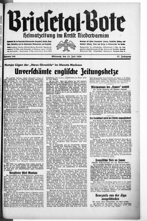 Briesetal-Bote on Jul 13, 1938