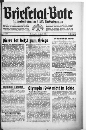 Briesetal-Bote vom 15.07.1938