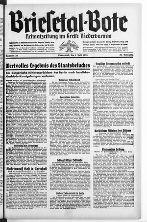 Briesetal-Bote vom 08.07.1939
