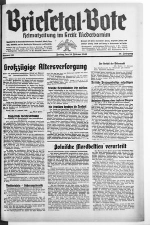 Briesetal-Bote vom 16.02.1940