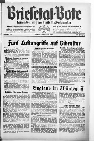 Briesetal-Bote vom 16.07.1940