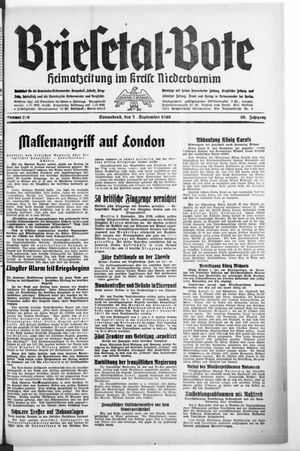 Briesetal-Bote on Sep 7, 1940