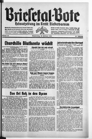 Briesetal-Bote vom 20.02.1941