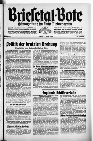 Briesetal-Bote vom 07.03.1941