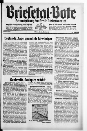 Briesetal-Bote vom 21.05.1941