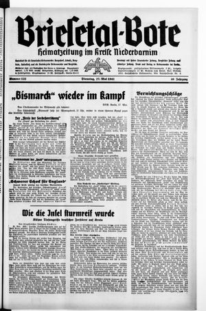 Briesetal-Bote vom 27.05.1941