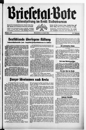 Briesetal-Bote vom 14.06.1941
