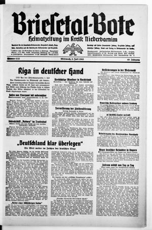 Briesetal-Bote vom 02.07.1941