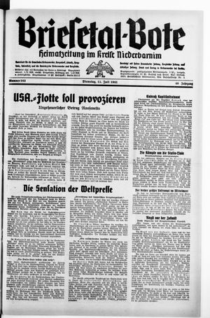 Briesetal-Bote vom 15.07.1941