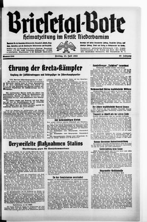 Briesetal-Bote vom 18.07.1941