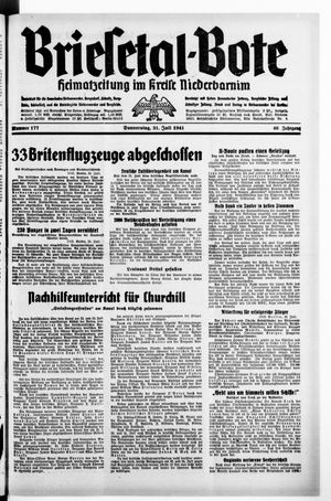 Briesetal-Bote vom 31.07.1941