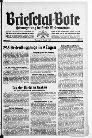 Briesetal-Bote vom 18.08.1941