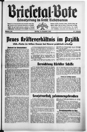 Briesetal-Bote vom 19.12.1941