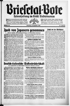Briesetal-Bote vom 30.12.1941