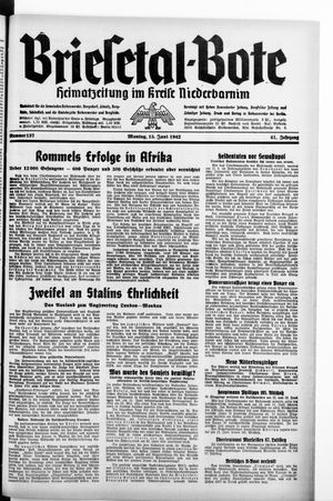 Briesetal-Bote vom 15.06.1942