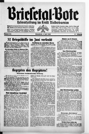 Briesetal-Bote vom 04.07.1942