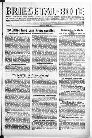 Briesetal-Bote vom 22.01.1943