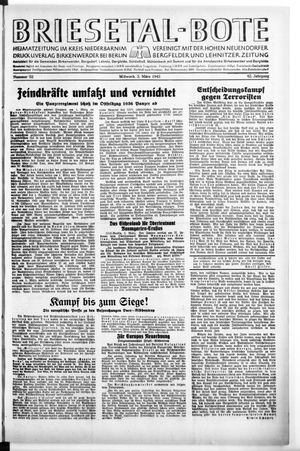 Briesetal-Bote on Mar 3, 1943