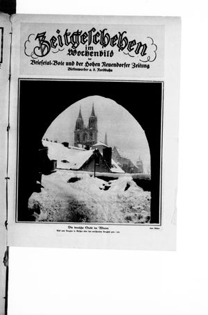 Zeitgeschehen im Wochenbild vom 03.01.1926