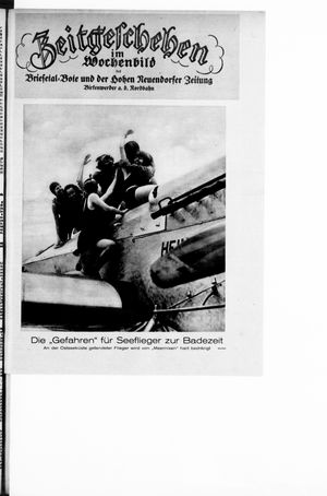Zeitgeschehen im Wochenbild on Aug 7, 1927