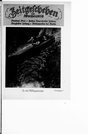 Zeitgeschehen im Wochenbild vom 14.07.1929