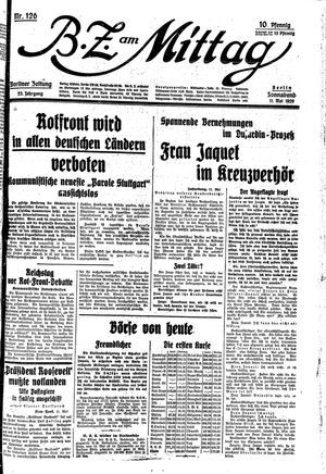 BZ am Mittag vom 11.05.1929