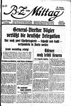 BZ am Mittag vom 23.05.1929