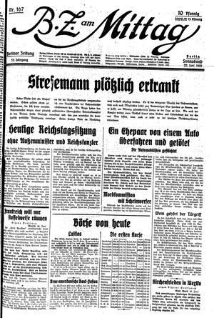 BZ am Mittag vom 22.06.1929