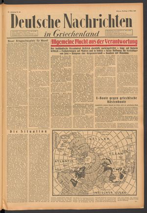 Deutsche Nachrichten in Griechenland vom 06.03.1942