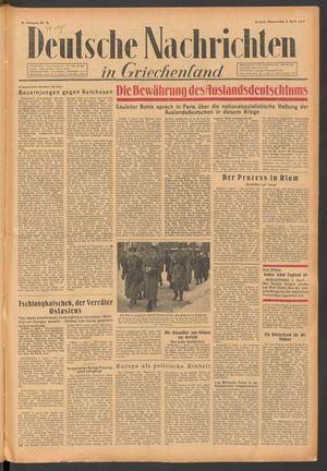 Deutsche Nachrichten in Griechenland vom 02.04.1942