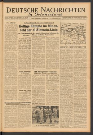 Deutsche Nachrichten in Griechenland vom 27.10.1942