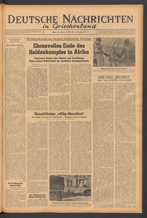 Deutsche Nachrichten in Griechenland vom 15.05.1943